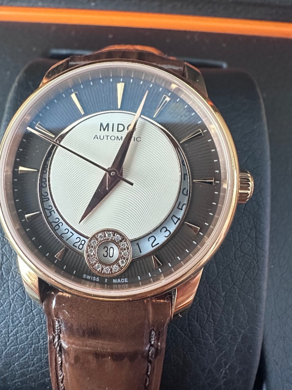 MIDO Baroncelli Diamonds. Swiss Automatic Watch for Woman.